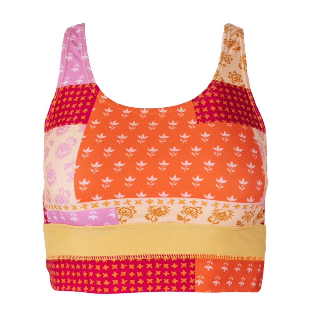 Swimsuit- Nani Summer Patchwork Cut Back Crop
